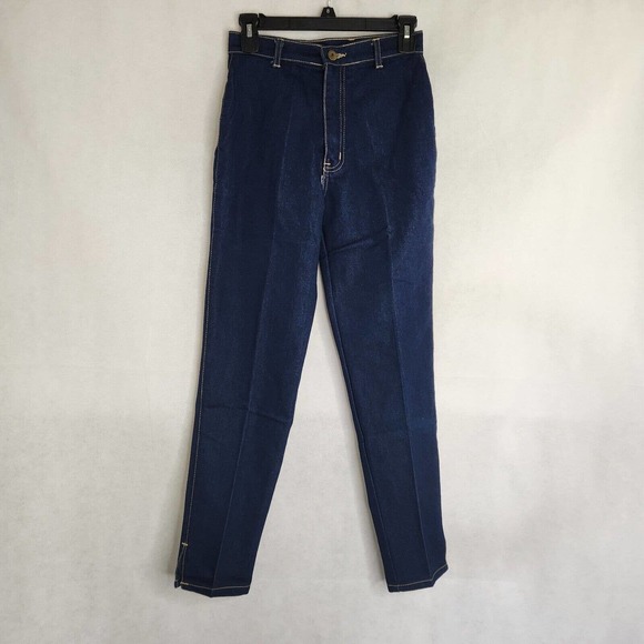 Braxton Denim - Vintage Braxton Jeans High Rise Dark Wash Blue Denim Size 7 Runs SMALL 25" Waist